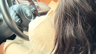 Almost fucked my her giving her driving lessons