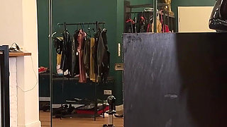 Ava Fetish Art Puts Perv in the Box and Facefucks Him