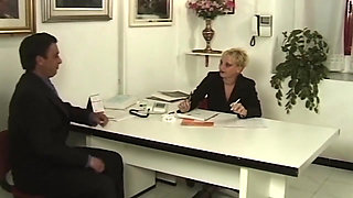 Horny MILF's Job Interview Ends in Sloppy Anal Drilling