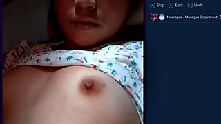 Teen Latina Teases Lesbian Webcam