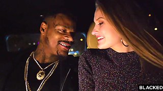 Skinny girl fit his BBC in her mouth and later in her pussy also