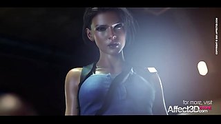 Jill Valentine gets fucked by a monster in 3d fantasy animation