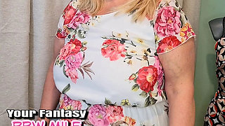 BBW Wife 477: Heels and Pantyhose Fantasy with Big Tits Mature Amateur MILF Cheating Slut Mom and Aunt