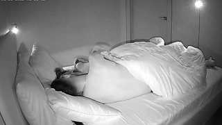 Busty amateur blonde rubbing her pussy on web cam