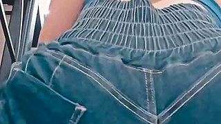 The Girl Tore Her Jeans and...