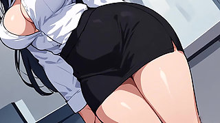 Office Manager Seducing Staff