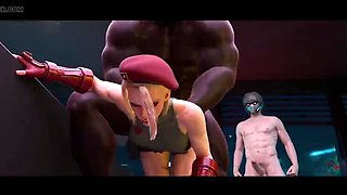 Blonde Cammy White Gangbang Hardcore 3D Animation