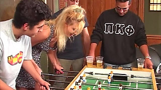 Insatiable Blonde Coed Kelly Takes Every Cock Offered