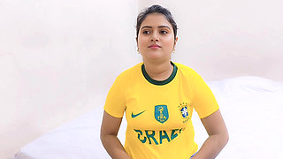 Step Brother Fucking His Beautiful Step Sister While Betting on a Football Game.(full Bangla Audio)