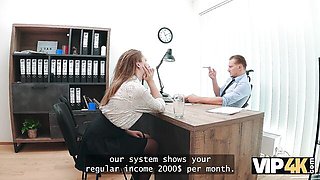 Well-proportioned Stanley Johnson and Una Fairy - interview sex clip - VIP 4K