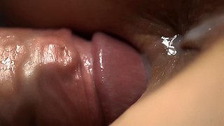 The Most Detailed Close-up Doggystyle and Triple Creampie