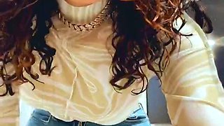 Curly Blonde Teen Records Solo Dildo Masturbation More at
