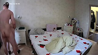 Lonely housewife caught on hidden cam cheating on husband