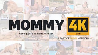 Watch krayana chias seduce Oliver trunk with her hot MILF body and help him to cum