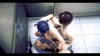 Genshin Impact Hentai - Xialing Anal in Japanese Toilet Uncensored - Japanese Asian Manga Anime Film Game Porn