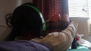 Horny Asian Student Masturbates After School