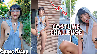 Exhibitionist Japanese Girl Flashes and Masturbates in Public