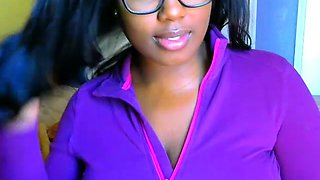 Black MILF with BIG boobs dancing and teasing