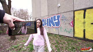 German Scout - Half Asia Latina Allison Sweet Pick up for Hard Casting Fuck
