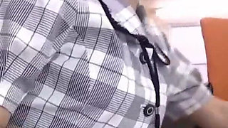 Minami Natsuki - Naughty Pantyhose with a Teasing No-panty Peek - Uncensored - Ep. 3