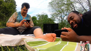 Giving Sunny12s Professional Masseuse an Overdue Foot Massage N Feet Sucking