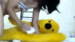 Latina Anal Toying and Squirting on Webcam