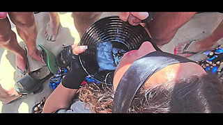 I Love Gangbang T-shirt Bukkake Beach