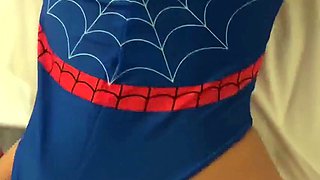Madiiitay Gets Her Spidey Suit Ripped Apart