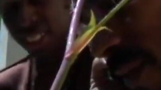 Katja and Courtney in a threesome with a big cock in the ass