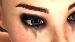 Super BDSM. Big black cock for sexy punk girl in cuffs in the prison