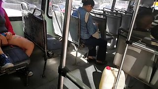 Public bus masturbation