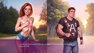 Horny Wife Fucked by a Stranger in Public Toilet and Cheated Husband - 3D Hentai Animated Porn - Mila Ai