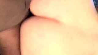 Cute blonde amateur giving a blowjob