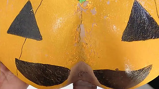 Halloween pumpkin ass