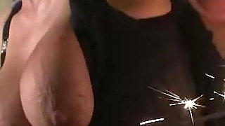 Humiliating chaining masked girl