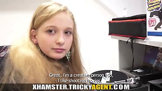Tricky Agent - Her first porn casting movie