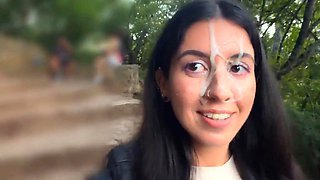 Katy West Unleashes Wild Cumshot in Crowded Public Park Amid Bustling Foot Traffic with Risky Outdoor B