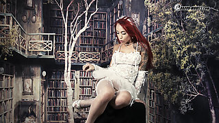 409 Anne Wild Like Bride in Sexy White Weding Underwear