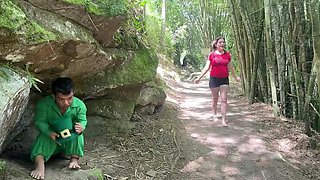 Julianaburning as Lost Girl Fucked Hard by Goblin in River - Big Tits Latina MILF Rough Sex