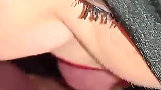 A Muslim Married Slut Sucked Her Lover's Dick in a Parking Lot and Swallowed His Cum