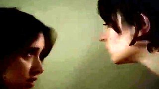 Hot busty girl lesbian breathtaking erotic movie