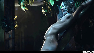 Tiffany Tatum Small Tits Solo - Scared Girl Fucked By Giant Plant Monster Creampie