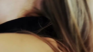Horny Skinny Blonde Sex Toy Secretary Takes Her Co-worker's Huge Cock