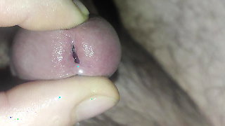 Beautiful masturbation, in bed from a young single guy.