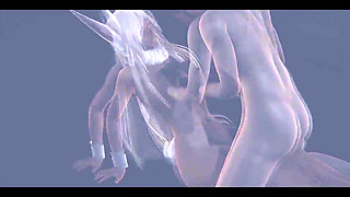 Boku No Hero Academia Hentai - Usagiyama Fucked by Two Boys and Uses Her Big Boobs - Japanese Asian Manga Anime Film Game Porn