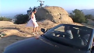 Fresh bride gets fucked by two... In the ass