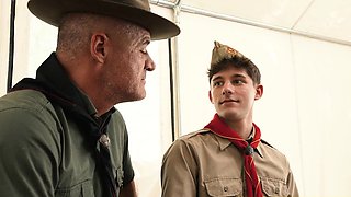 Wow, just WOW! Scout boy anal fucked by scout master!