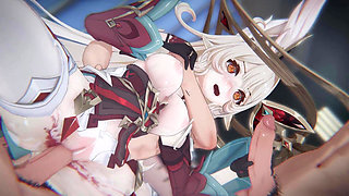 [genshin Impact] Alice Complete Collection: Bondage, Cowgirl, Sandwich DP & Pregnant (4k)