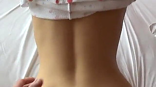 A Beautiful White Ass PAWG Loves to Stand in Doggy Style