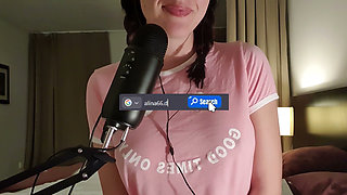 Innocent german Schoolgirl masturbating for you (ASMR JOI)